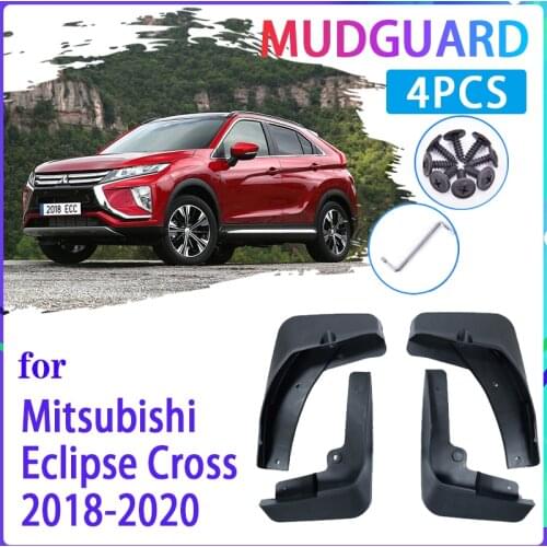 Car Mud Flaps for Mitsubishi Eclipse Cross 2018 2019 2020 Mudguard Splash Guards Fender Mudflaps Auto Accessories