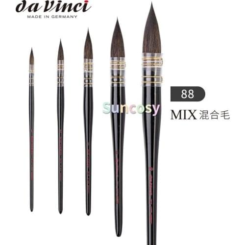 Da Vinci MIX V88 Mixed Red Mink Hair, Squirrel Hair and Synthetic Fiber Watercolor Brush, Round ,China Limited Edition