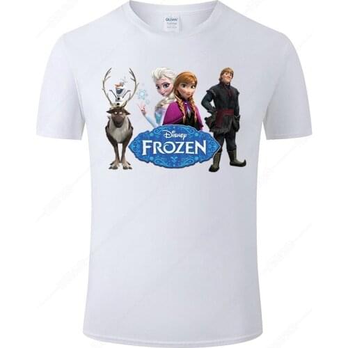 Hot Frozen T Shirt Men Women Cotton Short Sleeve T-shirts Fashion Tops Summer Cool Tee Brand Clothes J17