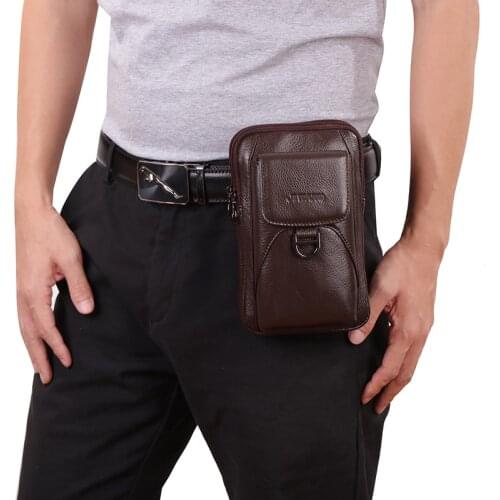 JIWANG Small Men's Bags