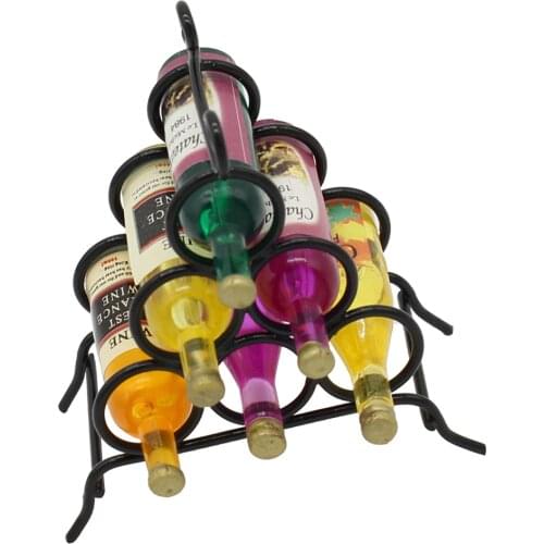 Dollhouse Miniature Wine & Rack Kitchen Dinning Room Furniture Decoration