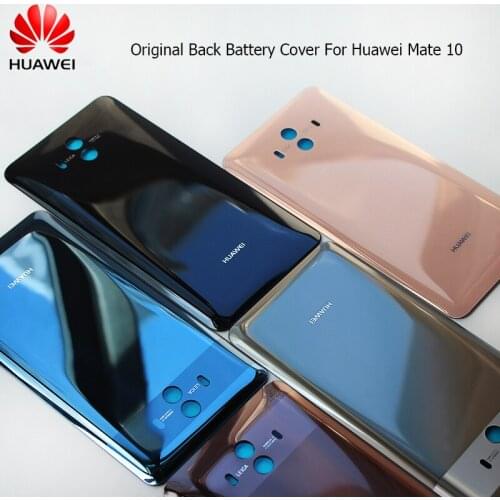 Original Huawei Mate 10 Battery Back Cover Dirt-resistance Rear Door Housing Phone Protection 3D Glass Case For HUAWEI Mate 10
