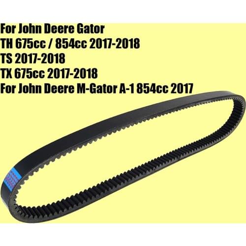 Drive Belt for John Deere Gator TH 675cc 854cc TS TX 675cc 2017 2018 M-Gator A-1 854cc
