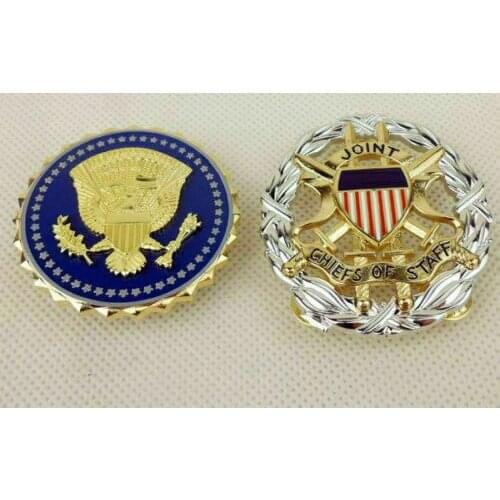 US PRESIDENTIAL SERVICE AND US OFFICE OF THE JOINT CHIEFS IDENTIFICATION BADGE A armyshop2008