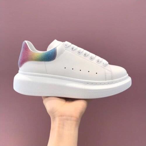 White Shoes For Women Breathable Comfortable Genuine Leather Womens Shoes High Quality Casual Womens Shoes