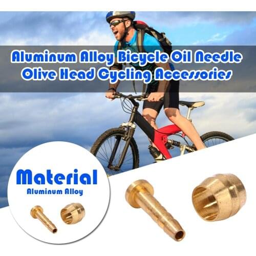 Bike Hydraulic Brake Hose Pressing Ring Cycling Tubing Olive Head Oil Needle Set Multifunctional Mountain Bike Accessories