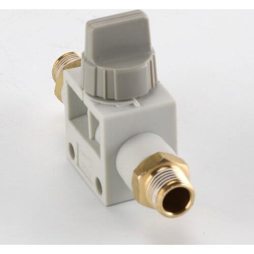 VHK2-M5-M5 VHK2-01S-01S VHK2-02S-02S VHK2-03S-03S VHK2-04S-04S VHK Two-way lever valve with external thread