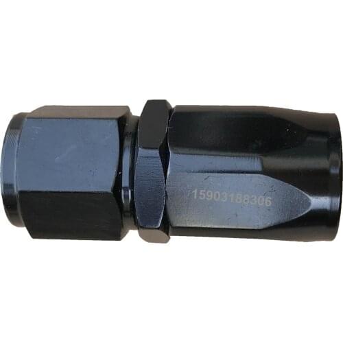 High Quality Aluminum 0 Degree 10 AN Black And Red Blue Male Adapter Fittings