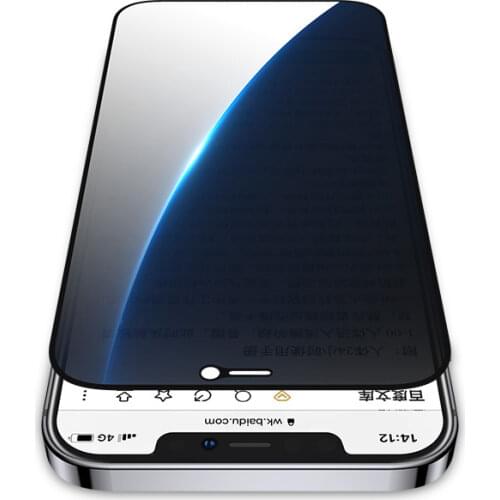 2Pcs Privacy Tempered Glass For iPhone 12 Mini 11 Pro XS Max X XR Anti Spy Glass For iPhone 7 8 6 Plus SE 2020 Screen Protector