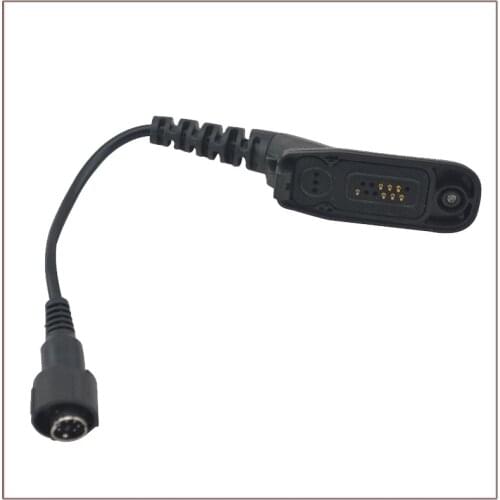 44-M7 Mini Din Plug with Lockable Knob for Motorola APX4000 APX2000 APX6000 XPR6300 DP4800 DP3400 MTP6550 XIR P8200 P8268
