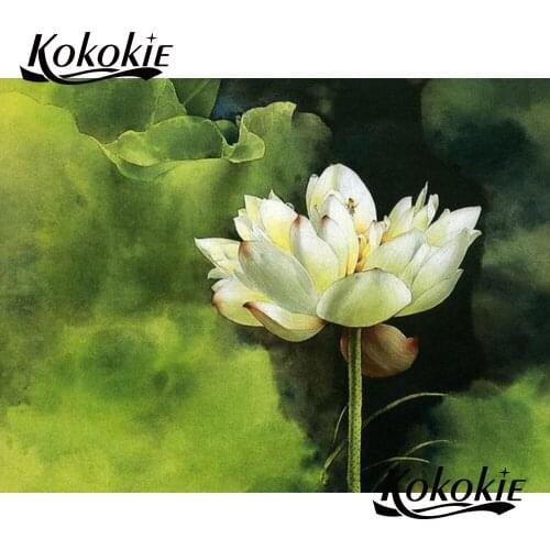 5D diamond painting with square stones full square Picture of Rhinestone DIY Diamond Mosaic Lotus Diamond handmade Embroidery