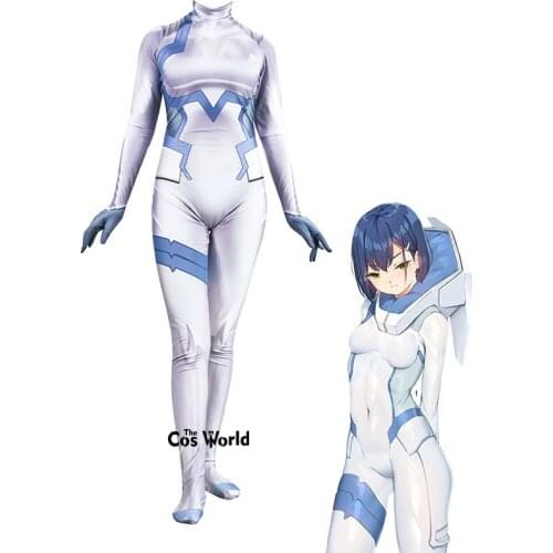 DARLING in the FRANXX CODE:015 ICHIGO Jumpsuits Suits Uniform Outfit Anime Cosplay Costumes