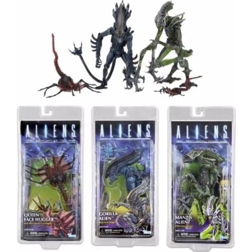 Aliens vs Predator Figure Series Queen Face Hugger Mantis Gorilla Alien PVC Action Figure Model Toy Doll Gift