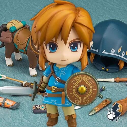 Figure zelda Link 733-DX Breath of the Wild Ver DX Edition PVC Action Figure Collectible Model Toys Gift Doll