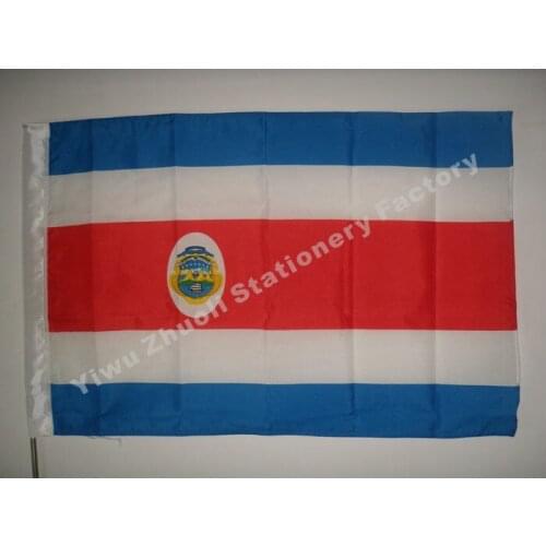 Costa Rica Flag 150X90cm (3x5FT) 115g 100D Polyester Double Stitched High Quality Free Shipping