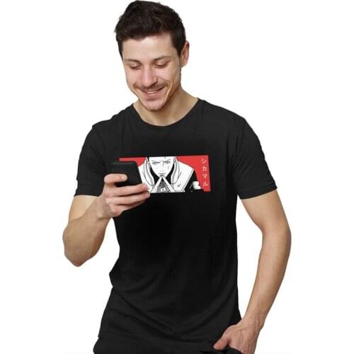 Fashion Anime Manga T Shirt Men Short Sleeve Simwill T-shirt Summer Tee Cotton Oversized Tshirt Gift