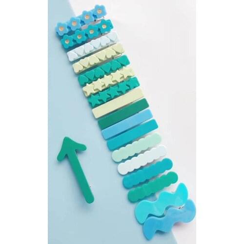 Hot sale Blue baby kids hair clips accessories hair dress head wear decorationsfor women girls baby