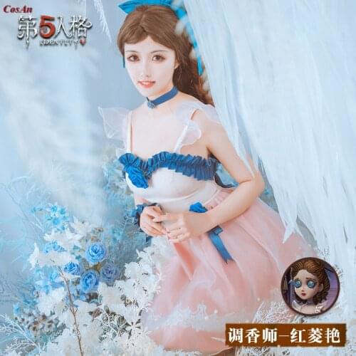 Game Identity V Vera Nair Cosplay Costume Star Of The Deductive Perfumer The Red Shoes Formal Dress Party Role Play Clothing