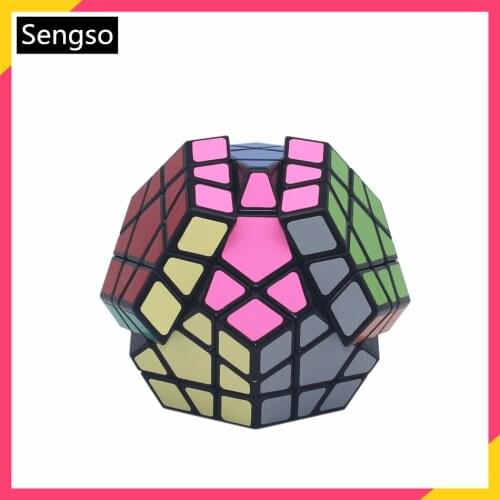 Sengso 3x3x3 Megaminxeds 12 sides Magic cube 3x3x3 Speed game cube 3x3 Cubo magico profissional Educational toys