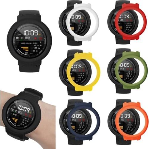 Ultra Thin PC Hard Protective Bupmer Full Case Cover for Xiaomi Huami Amazfit Verge 3 Wearable Devices Smart Watch Accessories