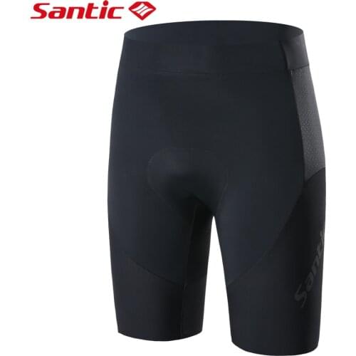 Santic Mens Cycling Shorts Summer 4D Padded MTB Road Bike Pants High Elastic Breathable Bicycle Sports Panties Asian Size