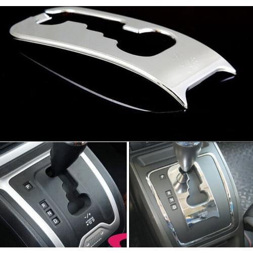 Inner 1x ABS Car Gear Shift Panel Decorative Cover Trim Styling Sticker Fit For Jeep Compass Patriot 2011