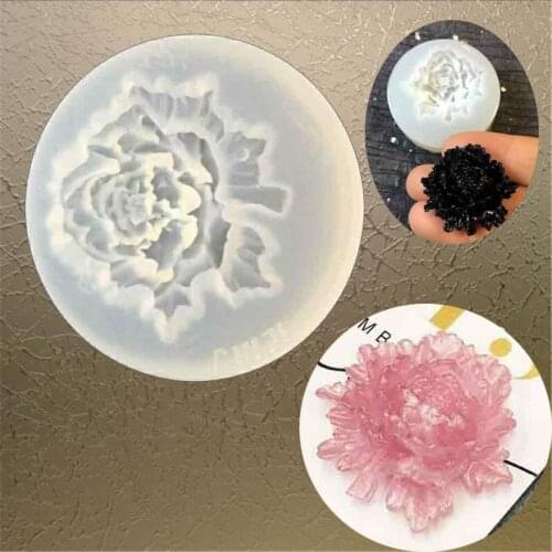 Vogue Jewellry Making Silicone Resin Mould Epoxy Casting Tool Pendant Mold Rose Flower