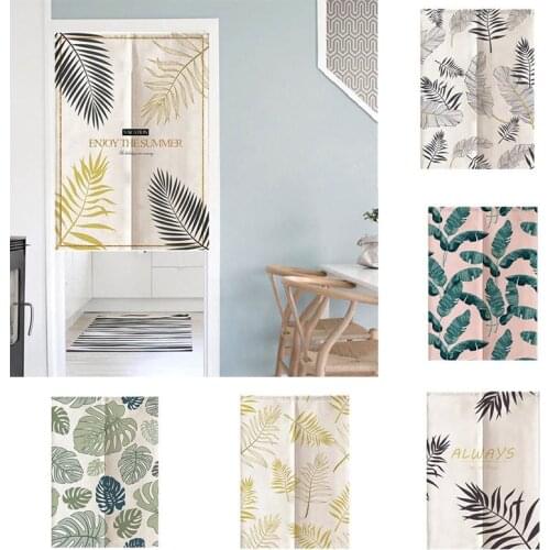 Japanese Bedroom Kitchen Partition Curtain Shower Toilet Blackout Curtain Half Panel Geomantic Curtain Blackout Curtain