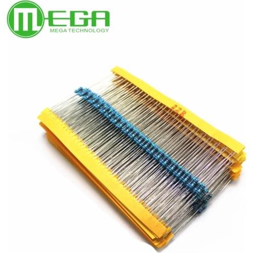 1/4W 1% 20PCS 30Values Metal Film Resistor Assortment Kit Set pack electronic diy kit resistor