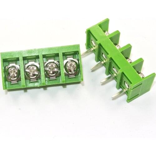 100PCS 9.5mm 4pin pitch connector pcb screw terminal block connector 300V 20A 22-12AWG