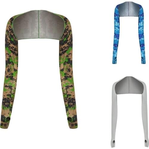 11 Colors Fashion Sun Protection Arm Shoulder Cover Soft One Piece Long Sleeved Elastic Modal Arm Cover Tops Clothes for Women