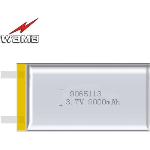 2x Wama Original 9065113 Real Capacity 9000mAh Li-ion 3.7V Rechargeable Battery Lithium Polymer Backup Power Bank
