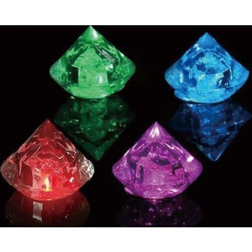 40pcs/lot Multi-Color Changing Luminous LED Glowing in the Water for Wedding Decoration Novelty Party