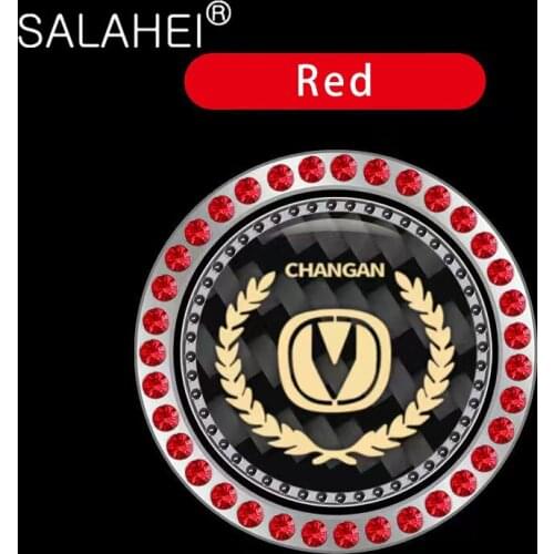 For Changan CS95 CS85 CS75 CS55 CS35 CS15 2018 2019 2020 EADO One-click Start Button Ring Carbon Fiber Pattern Interior Sticker