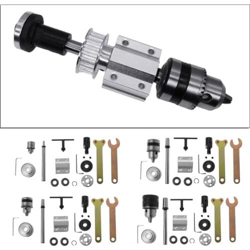 JTO/B10/B12/B16 Electric Drill No Power Spindle Assembly DIY Woodworking Cutting Grinding Small Lathe Trimming Belt Drill Chuck