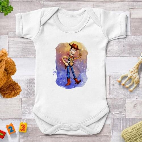 Uniesx Newborn Baby Rompers Clothing Infant Jumpsuits Toy Story Disney Print Children Roupa De Bebe Girls&Boys Baby Clothes