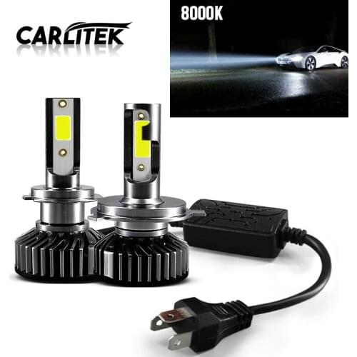 CARLitek 50W 9006 9005 Led Car Headlamp Bulb Kit H4 H7 H11 Lampada 12v 8000K 10000LM COB Led Headlight Auto Lights Fog Lamp