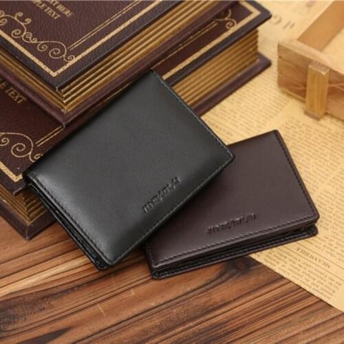 RFID Wallet Men Small Bifold Faux Leather Pocket Money ID Credit Card Holder G5AE