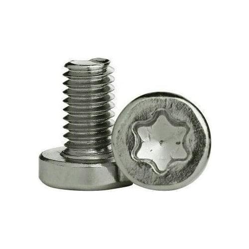 50pcs M2 Torx thin head small screw T&TX C round flat headed mobile phone electronic micro bolt 2mm-12mm length