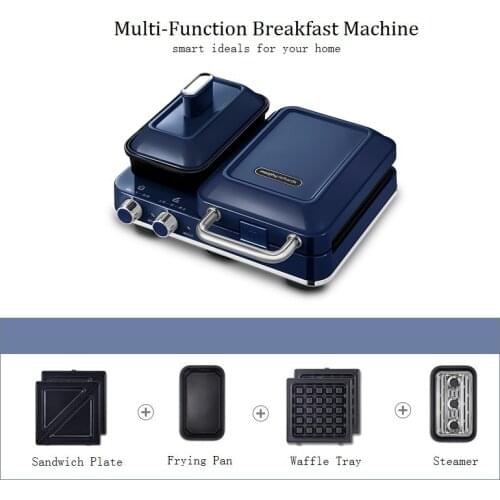 Multi-Function Breakfast Machine Sandwich Light Food Machine Small Household Waffle Maker Toast Baking Machine Sandwich Maker