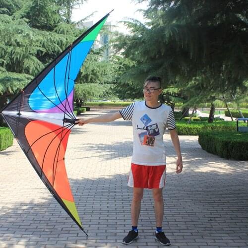 NEW LISTING 2.4m Power Professional Dual Line Stunt Kite With Handle And String Good Flying Factory Outlet