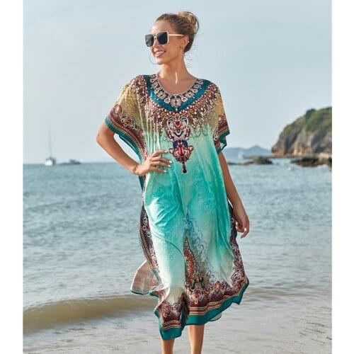 Polyester Sarongs Bikini Cover-up Swimwear Bobe De Plage Pareo Beach Tunics Bathing Suit Saida De Praia Loose Sarongs