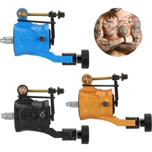 Professional High-performance Extreme Rotary Tattoo Machine Motor Tattoo Gun Liner Shader Steel Machine For Body Artists 3Color
