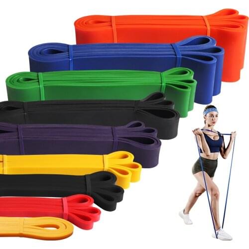 Fitness Rubber Power Band Gum Fitness Loop Athletic Sport Bands Yoga Exercise Gym Expander Training Equipments