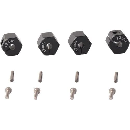 RC car 12MM Nut Spiral Hex Connector for 1/10 Road Drift Racing Upgrade Metal Tire Combiner Adapter Nut parts