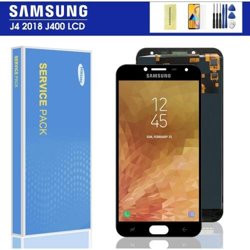 J400f LCD For Samsung Galaxy J4 J400 J400F J400G/DS SM-J400F LCD Display Touch Screen Digitizer Assembly Brightness Control
