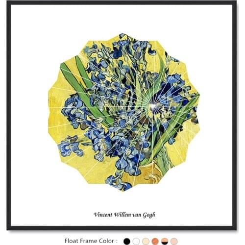 The Famous Painting Irises Geometric picture by Vincent van Gogh On Canvas Print For Home Decoration No frame