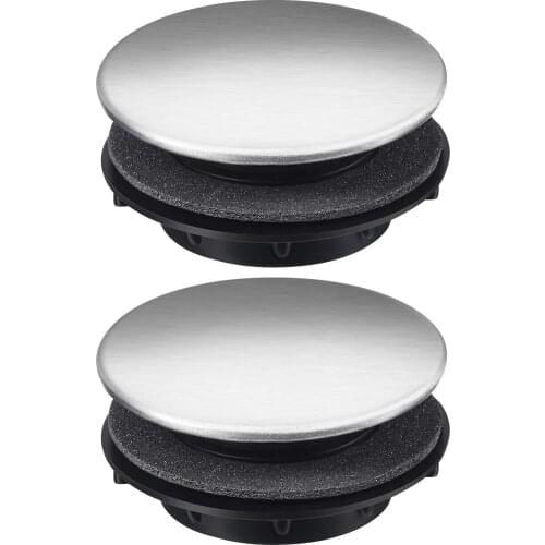 2Pcs Sink Accessories 304 Stainless Steel Sink Hole Cover Faucet Soap Dispenser Hole Kitchen Decorative Sealing Cover