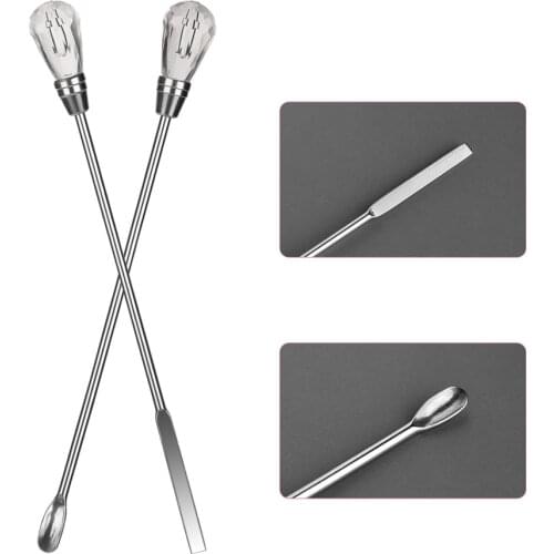 2pcs/set Permanent Makeup Eyebrow Tattoo Microblading Ink Mixer Pigment Mixing Stirring Rods Sticks Body Art Accessories