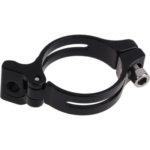 34.9mm Bicycle Front Derailleur Adapter Clamp MTB Mountain Bike Road Cycling Braze-on Adapter Clamps Bike Parts Black